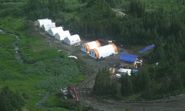 Camp at the Eaglehead site.