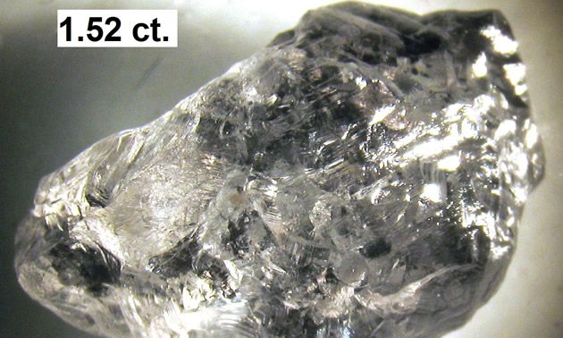 A 1.52 carat diamond. 