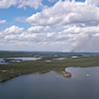 Aerial view of Waterbury Lake J Zone