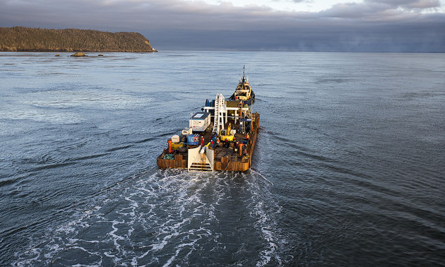 FORCE installs one of four subsea power cables in the Minas Passage.