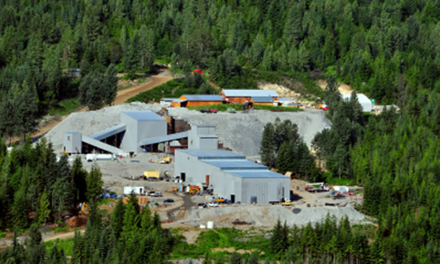 Picture of Max Mine and Mill in the B.C. Kootenays. 