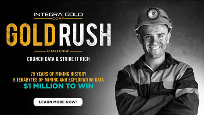 Picture of Gold Rush Challenge ad by Integra. 