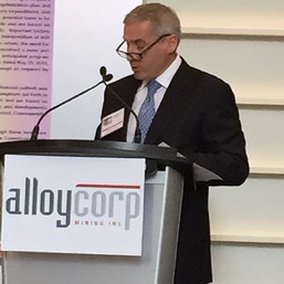Gordon Bogden, CEO of Alloycorp, brings 23 years as an investment banker to the mining industry. 