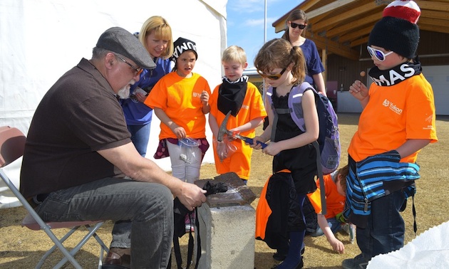 2013 Mining & Geology Discovery Camp held at Shipyards Park in Whitehorse.