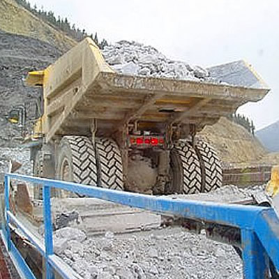 Picture of heavy duty mining equipment. 