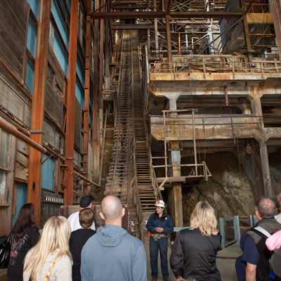 The Britannia Mine Museum lets you explore this former copper mine along BC’s Pacific coast.