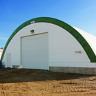 A 50’x42’ A Series Engineered Building located in Martensville Saskatchewan. It is a salt and sand storage building for a local construction company.