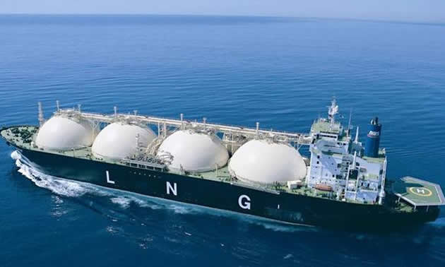 Phot natural gas LNG ship