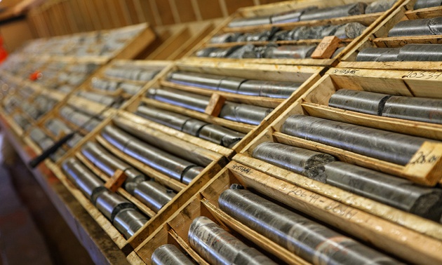 Core samples from Pretium Resources Inc.'s Brucejack project await to be processed.