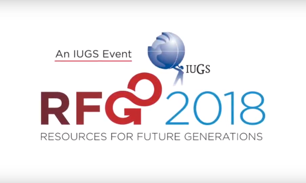 The RFG 2018 logo on a white background