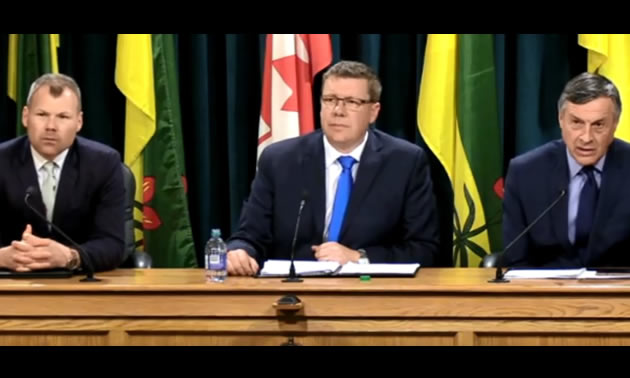 Saskatchewan officials announce plan to fight the federal government's imposition of a carbon tax on the province of Saskatchewan.