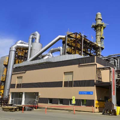 A previously completed acid plant that Teck installed in 2014.