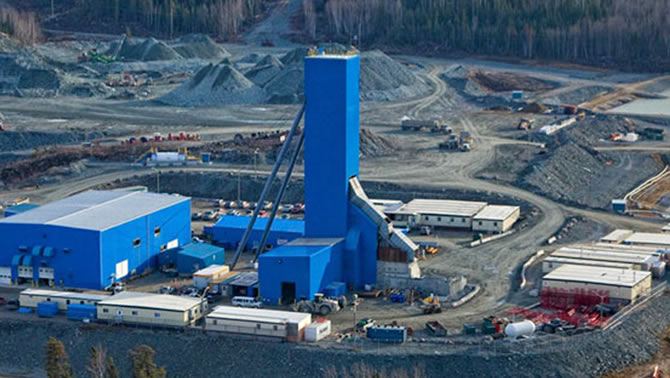 Picture of Timmins West Mine. 