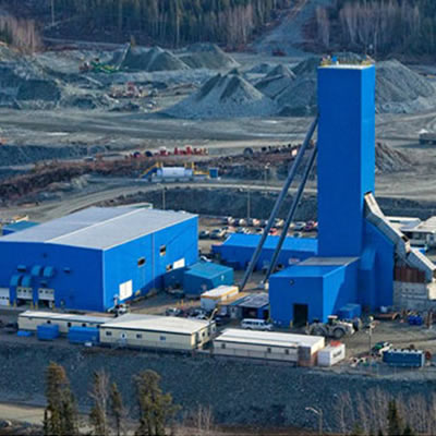 Picture of Timmins West Mine. 