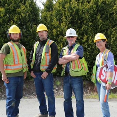 Picture of Ulmer Contracting employees. 